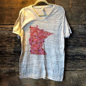 Floral Minnesota tshirt